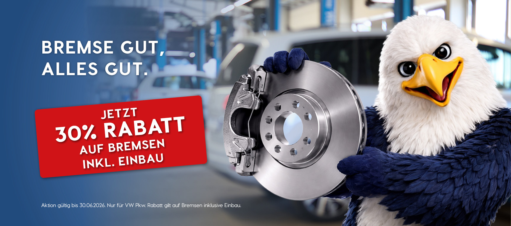 Bremse gut, alles gut!